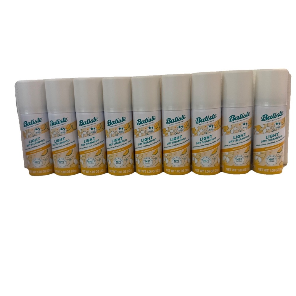 Batiste Dry Shampoo Travel Size Lot 9 Light Mellow Melon 1.06 oz NEW